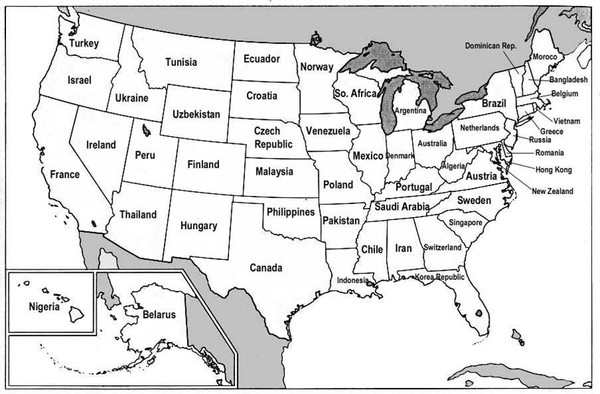 US GDP vs Countries